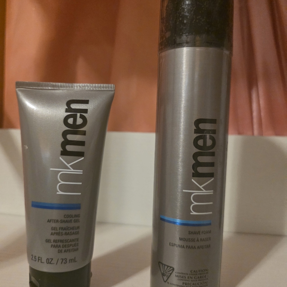 Shave Foam and After-Shave Gel Set - Silver